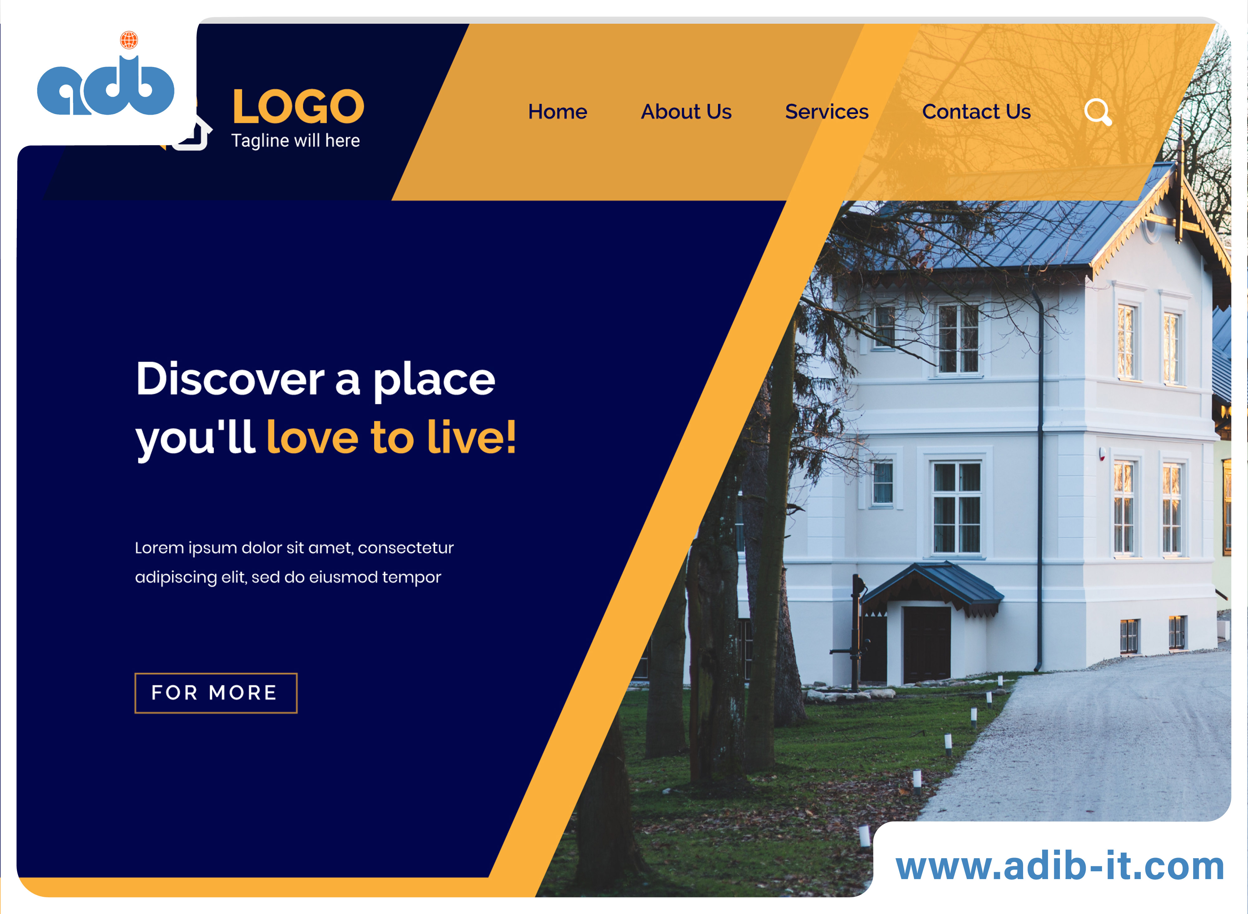 طراحی سایت املاک